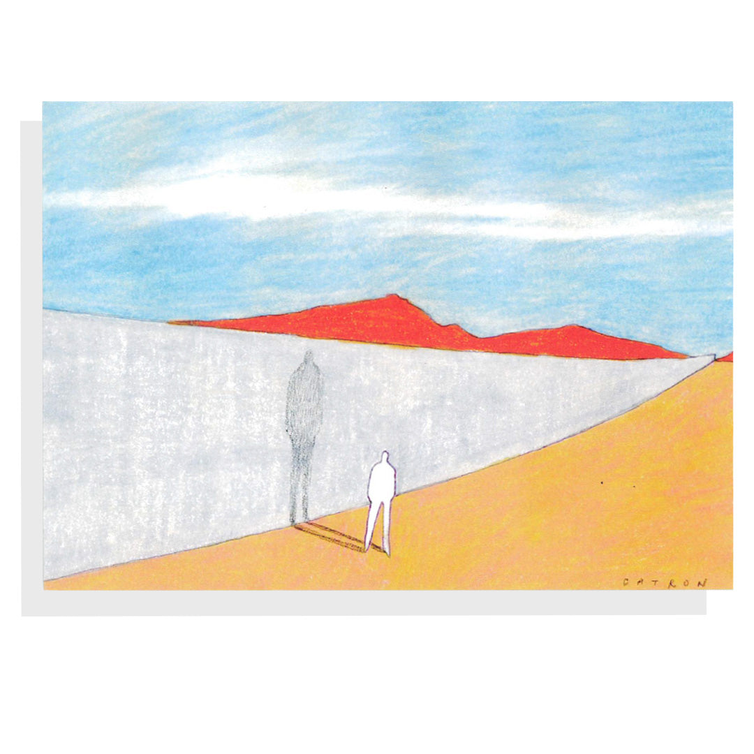 John Catron Notecard – Silhouette White