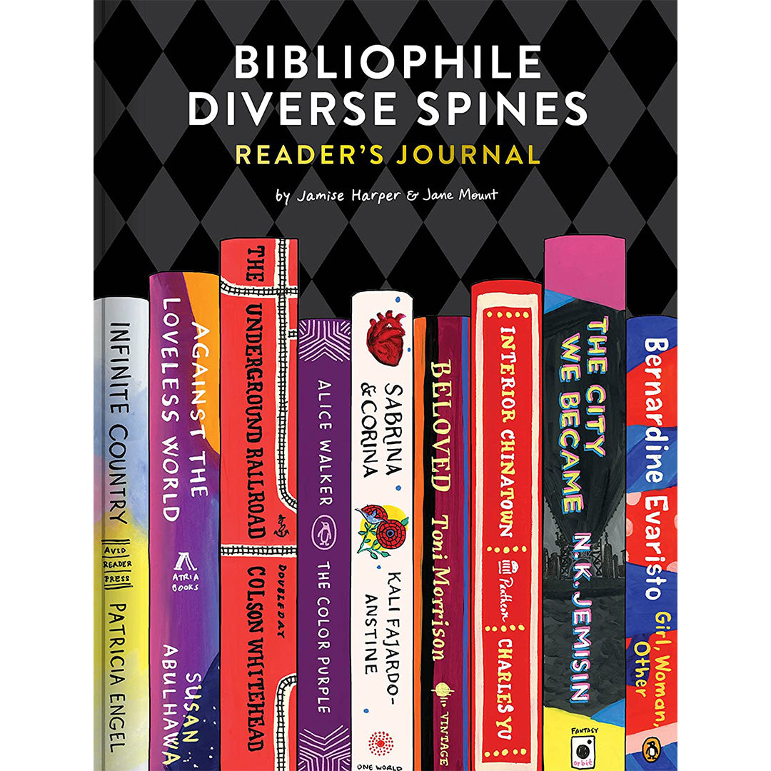 Bibliophile Diverse Spines Reader's Journal