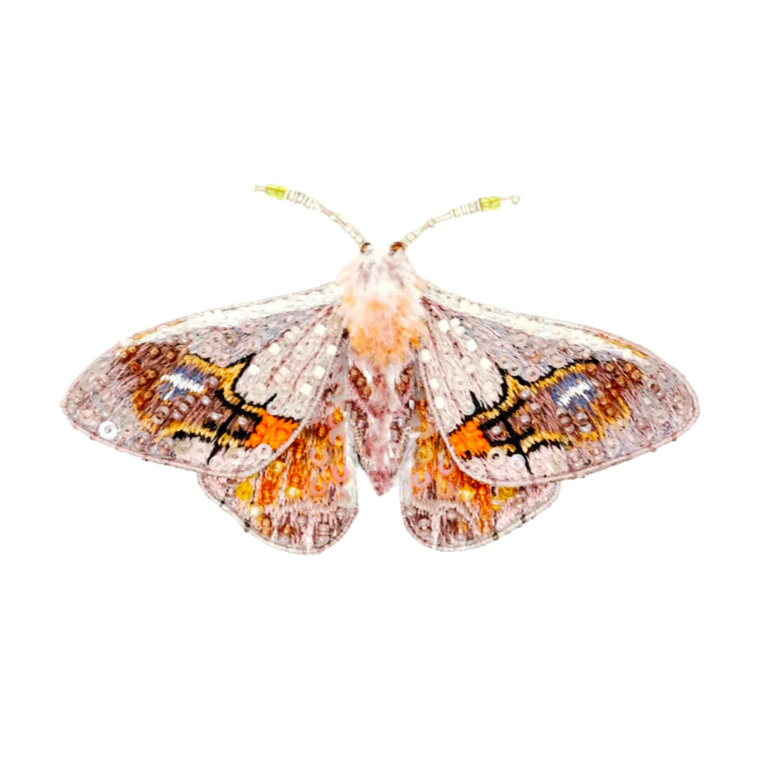 Trovelore Brooch Pin – Drepanid Moth