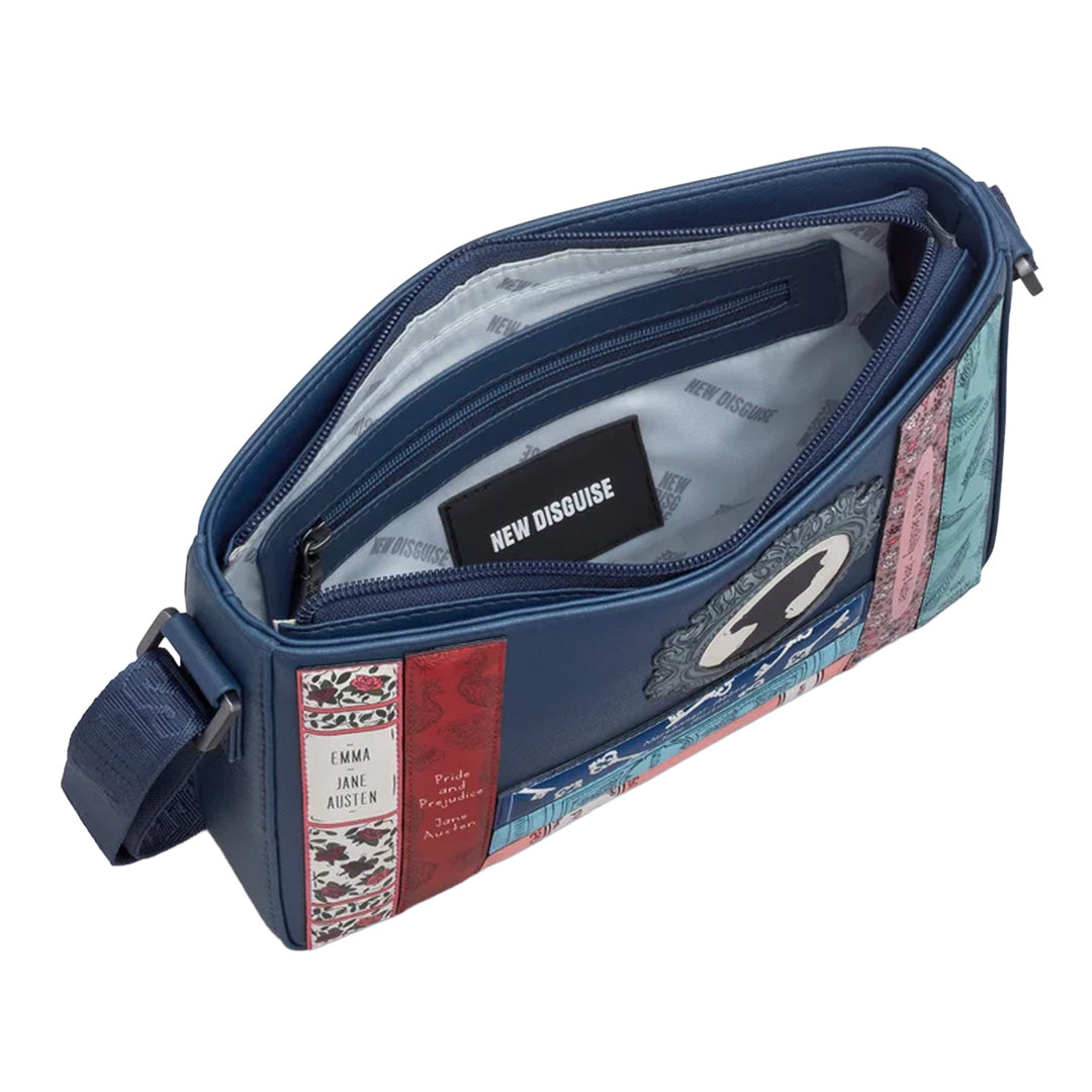 Jane Austen Book Club Cross Body Bag – Navy