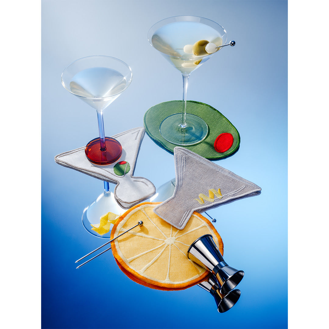 Martini Cocktail Napkins (Set of 4)
