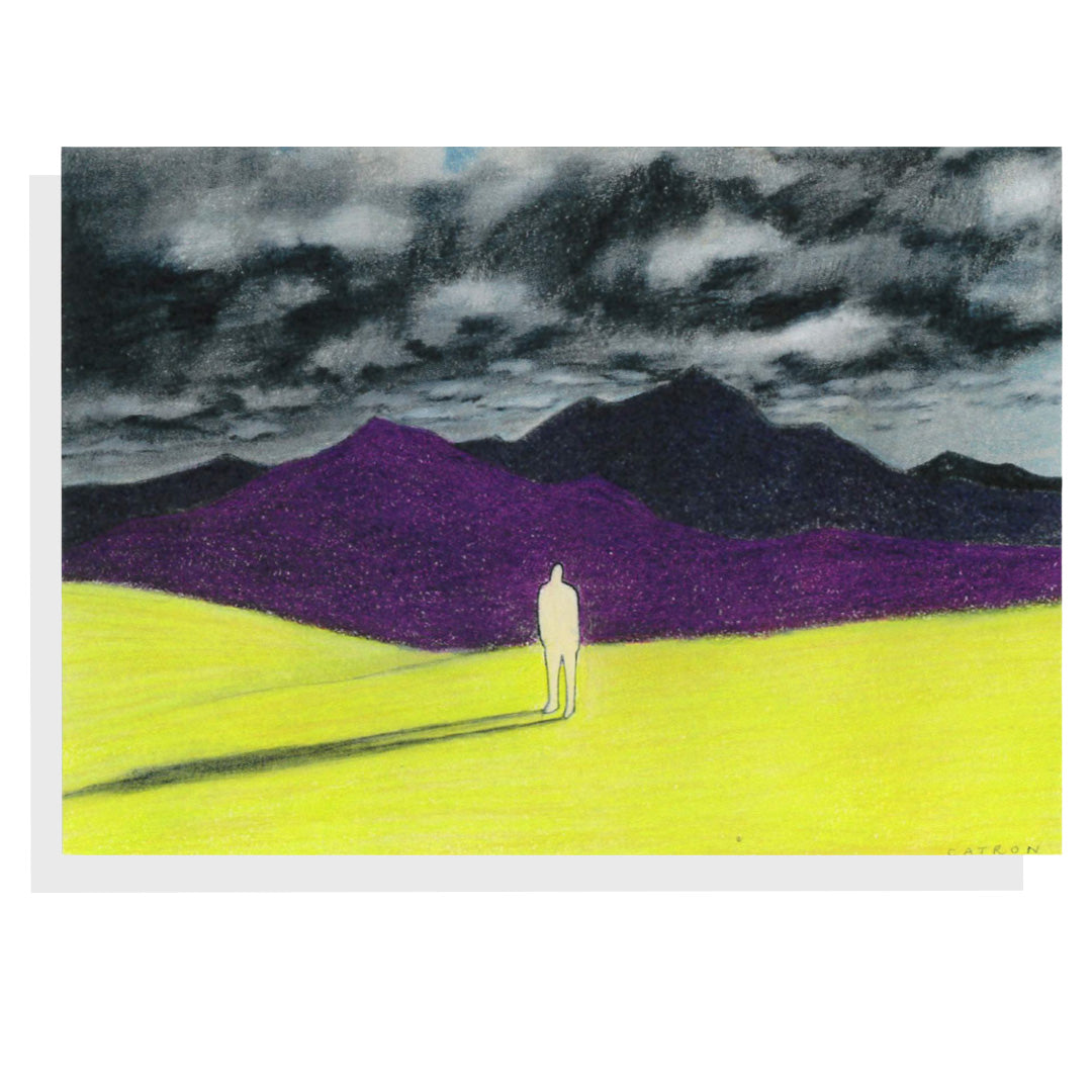 John Catron Notecard – Silhouette Peach