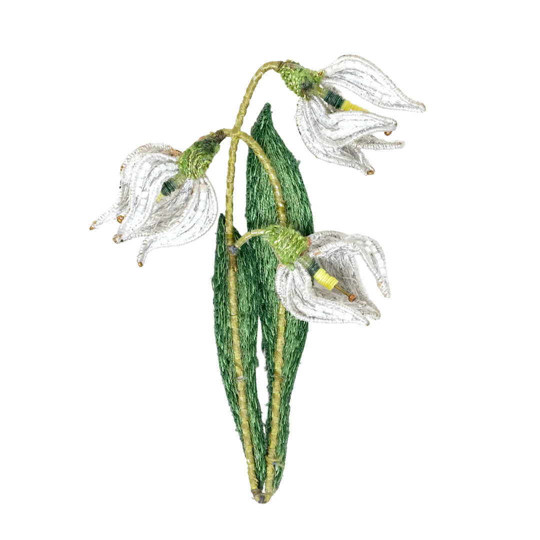 Trovelore Brooch Pin – Snowdrop Flower