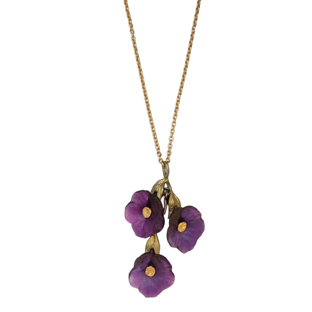 Michael Michaud Necklace – Petunia 3-Flower