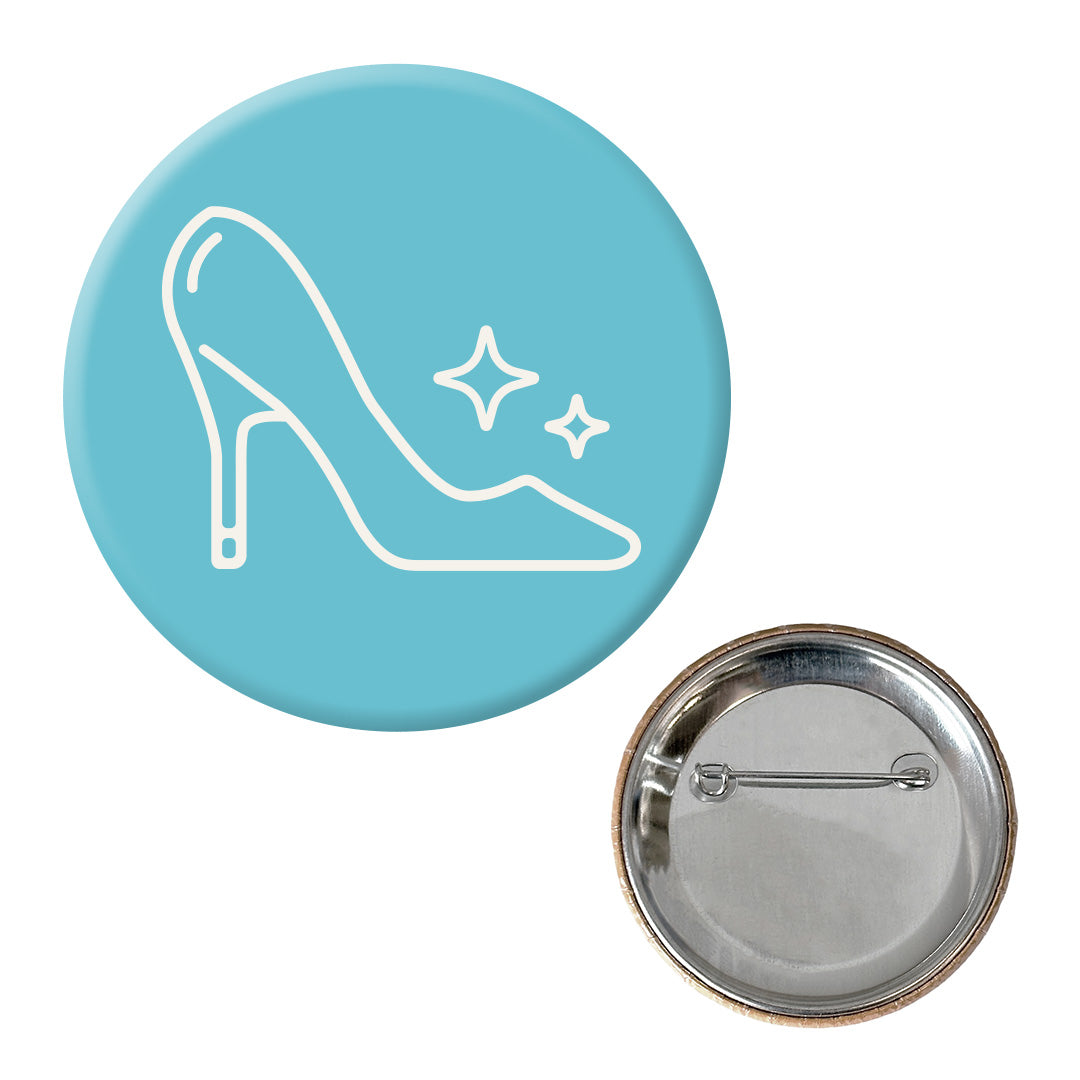 Into the Woods Button – Cinderella's Slipper