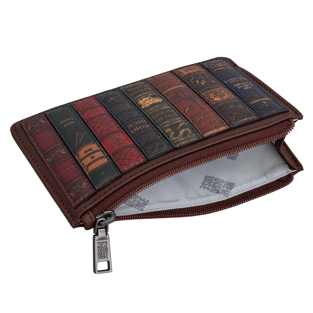Classic Canon Book Club Zip Top Purse – Brown
