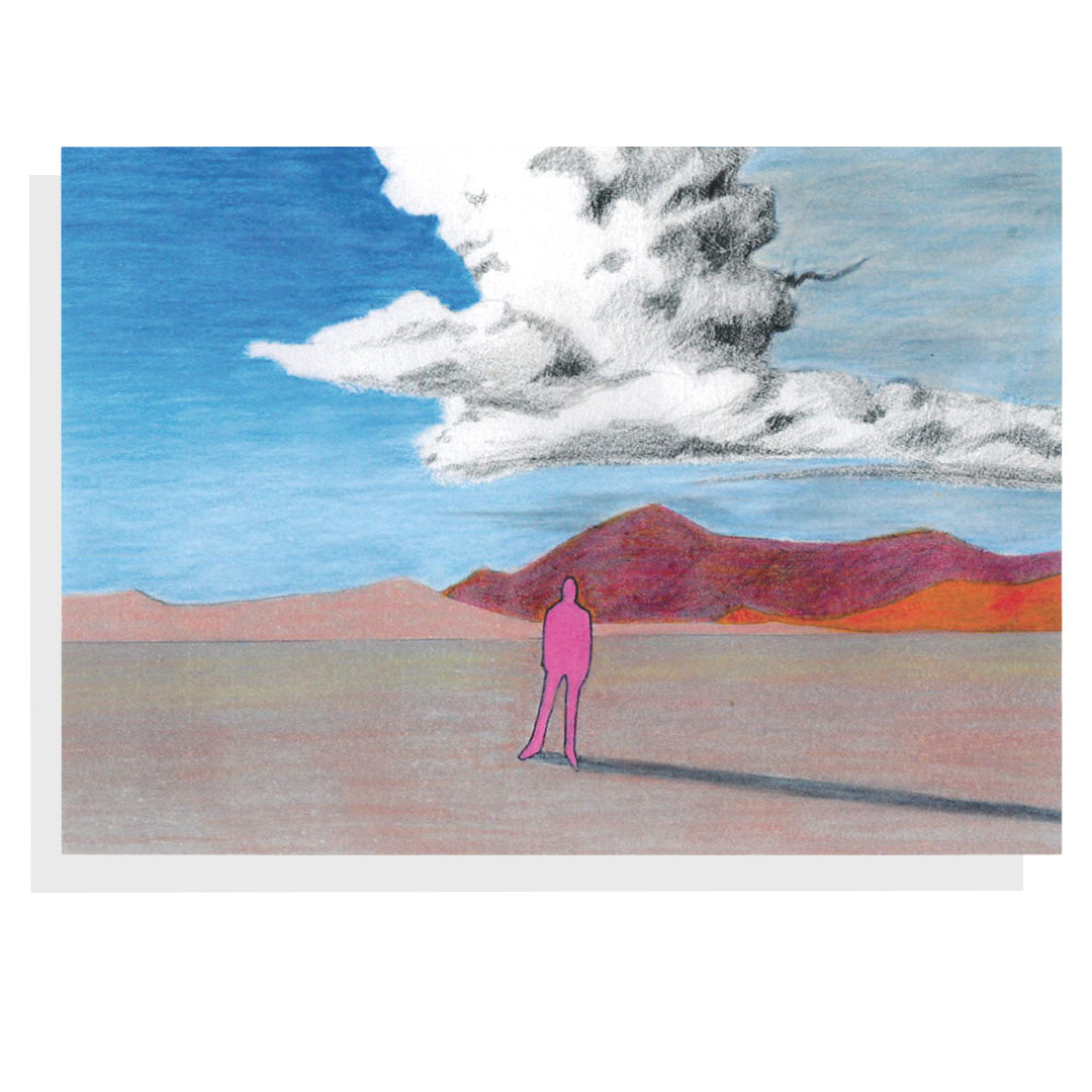 John Catron Notecard – Silhouette Pink