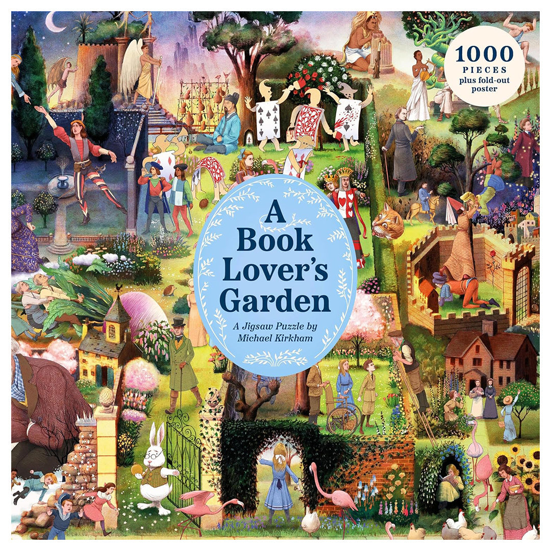 A Book Lover's Garden Jigsaw Puzzle