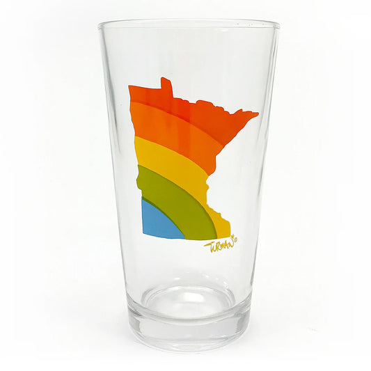 Adam Turman Minnesota Pride Pint Glass