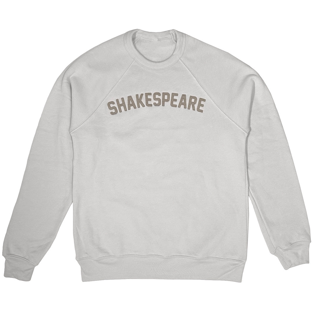 Shakespeare Long Sleeve Sweatshirt Tan – Adult