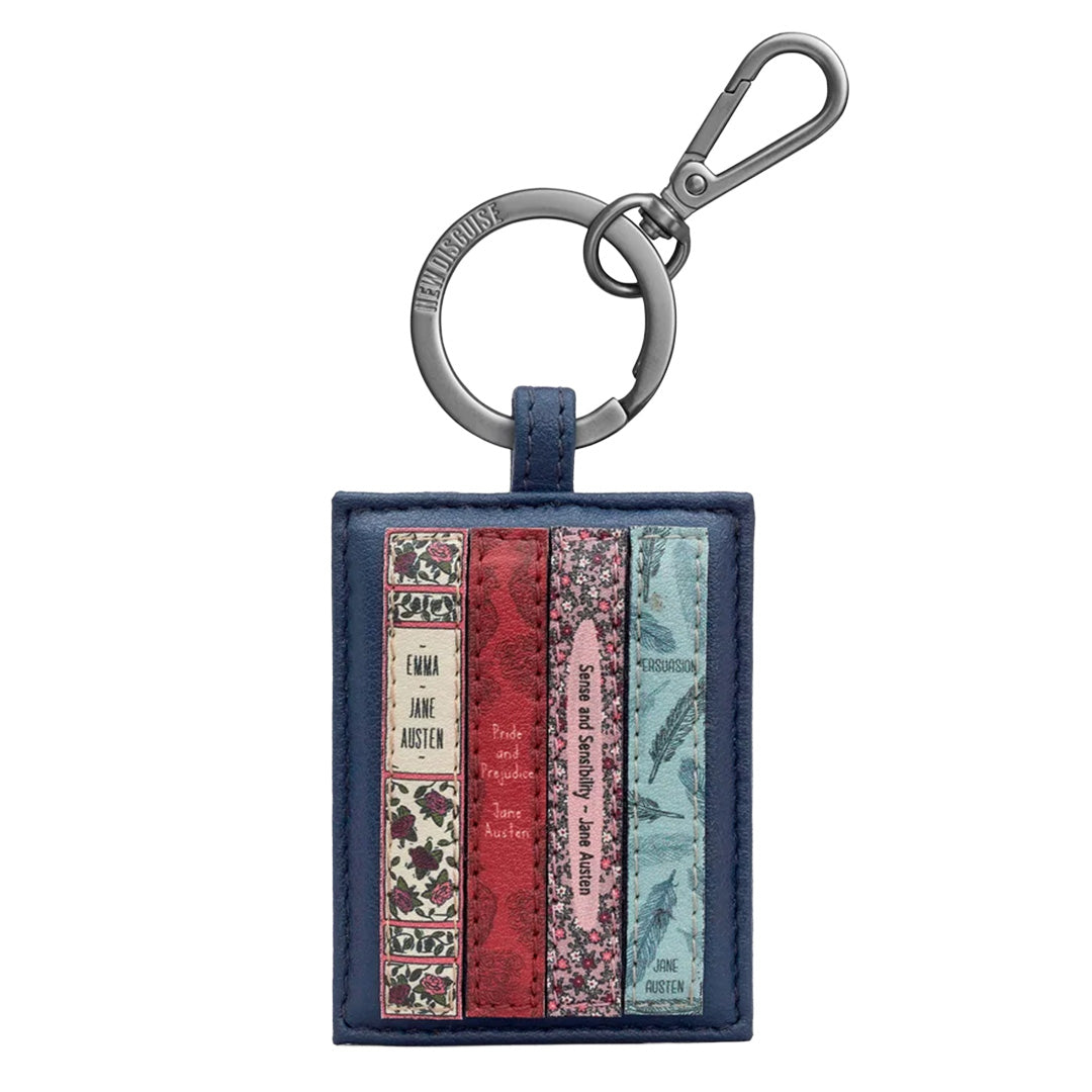 Jane Austen Book Club Keyring – Navy