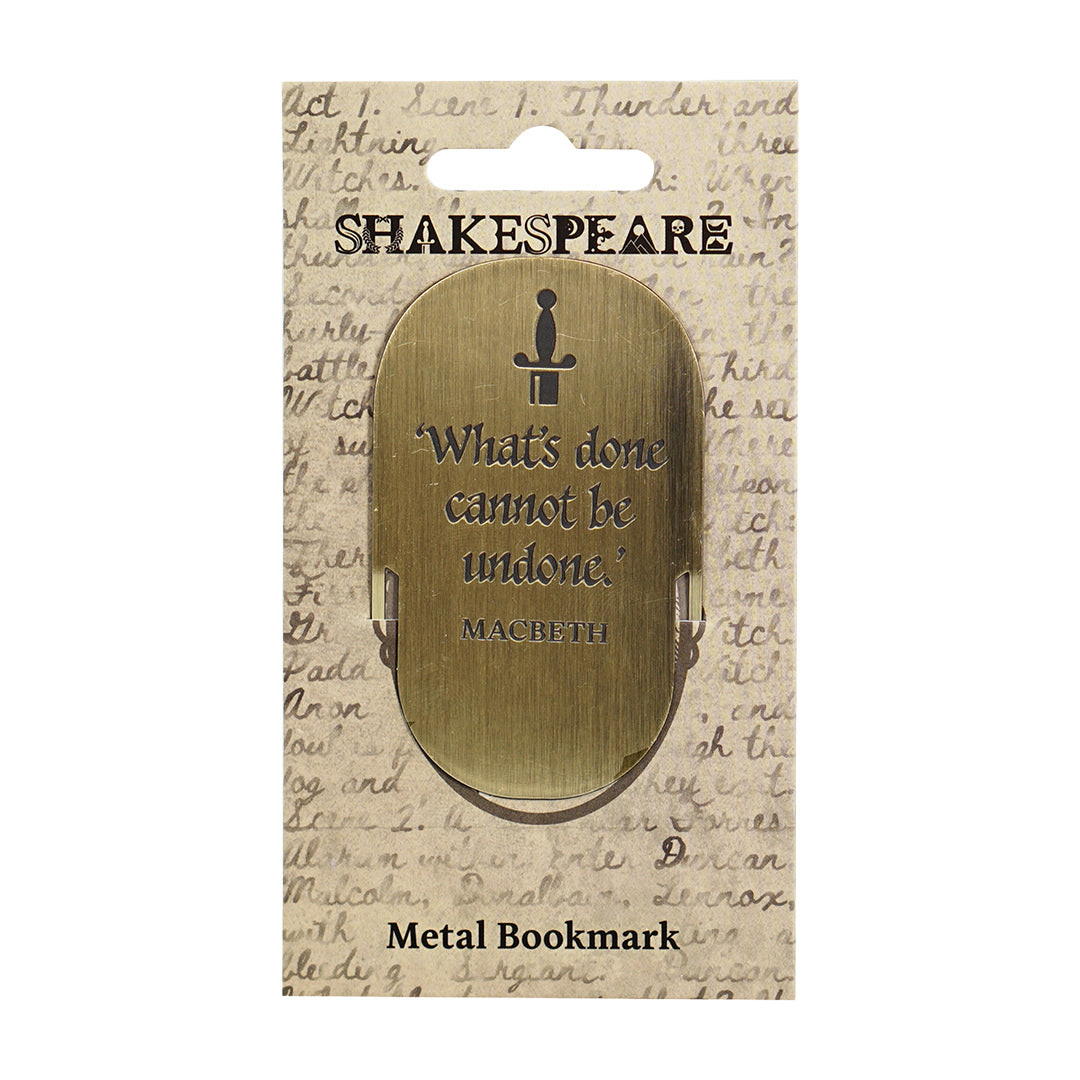Macbeth Metal Bookmark