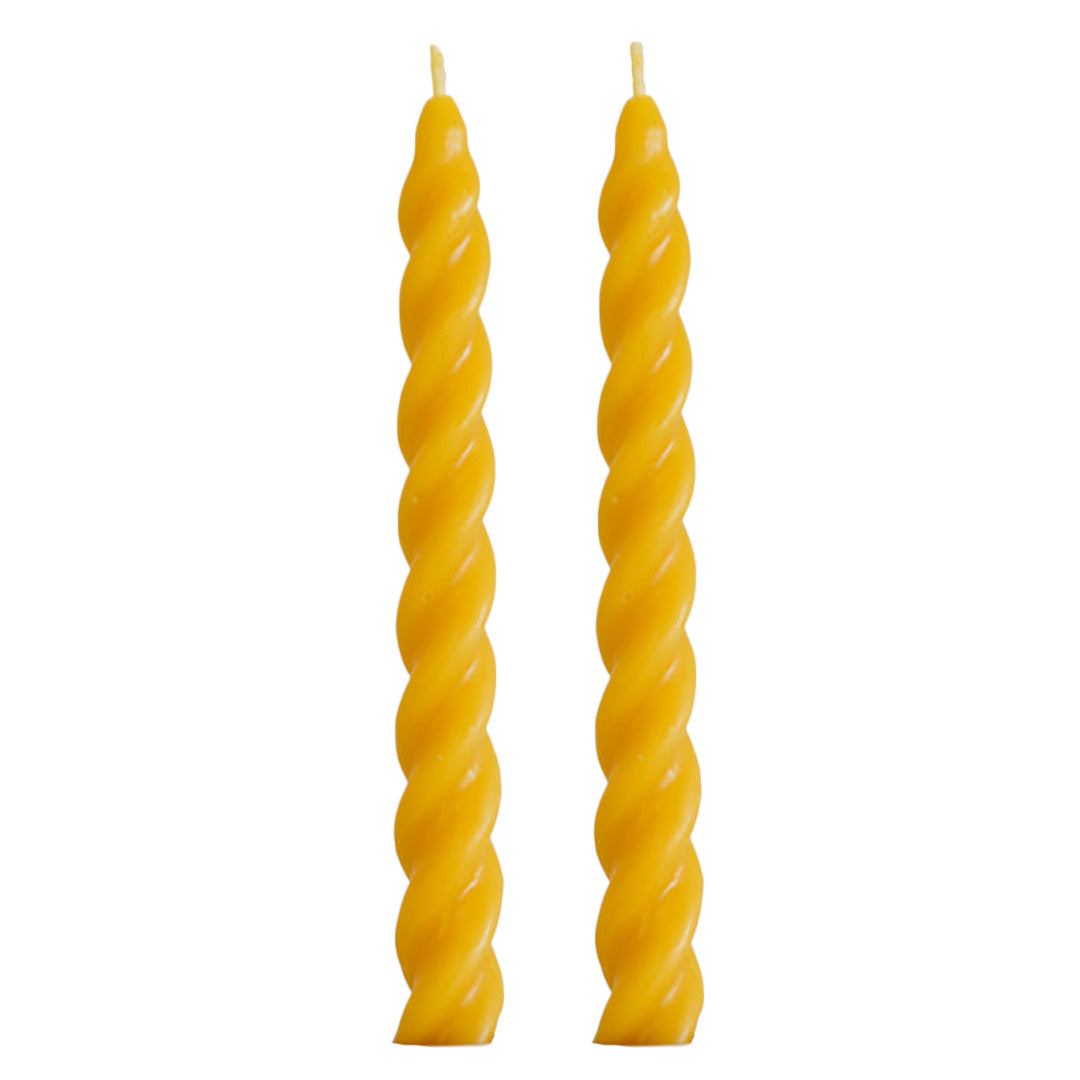 Slow Burn Candle – Twisted Taper (Set of 2)