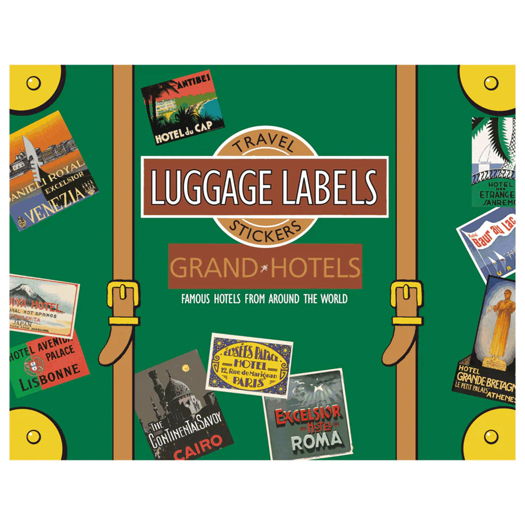 Laughing Elephant Travel Label Sticker Box – Grand Hotels