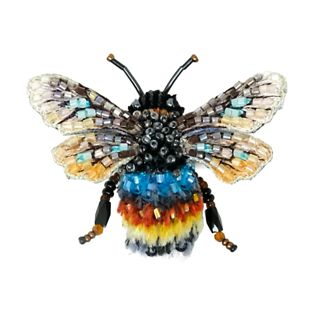 Trovelore Brooch Pin – Striped Bee