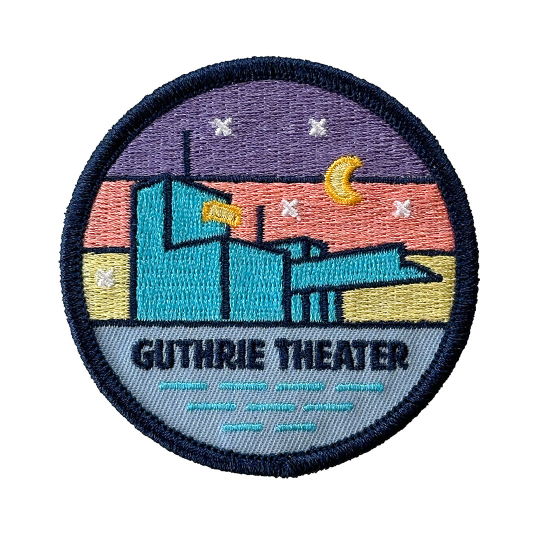 Guthrie Badge Iron-On Patch - Sunset