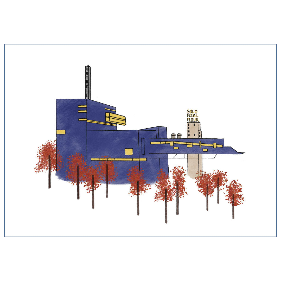 Taylor J. Bye Postcard - Fall Guthrie