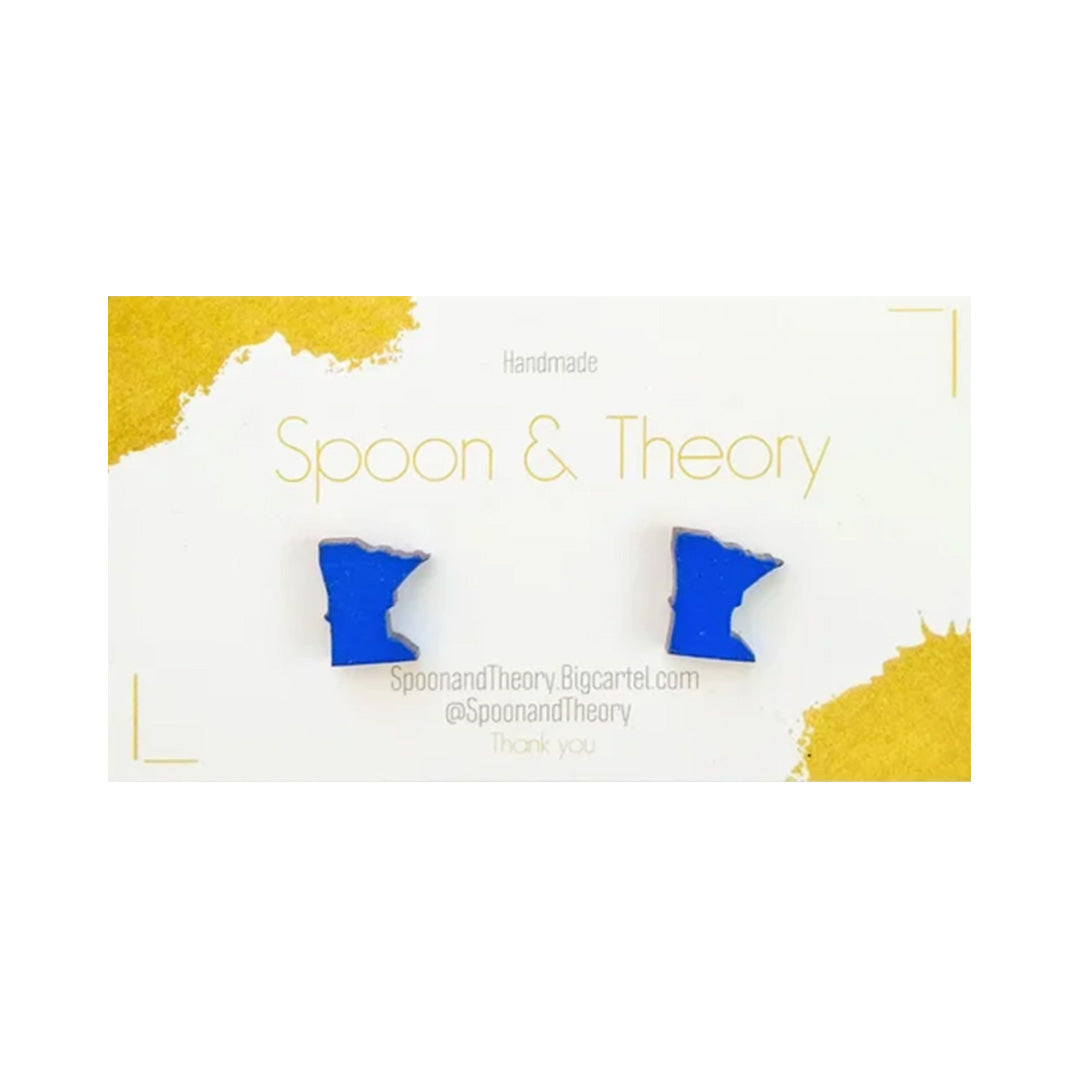 Spoon & Theory Minnesota Wood Stud Earrings