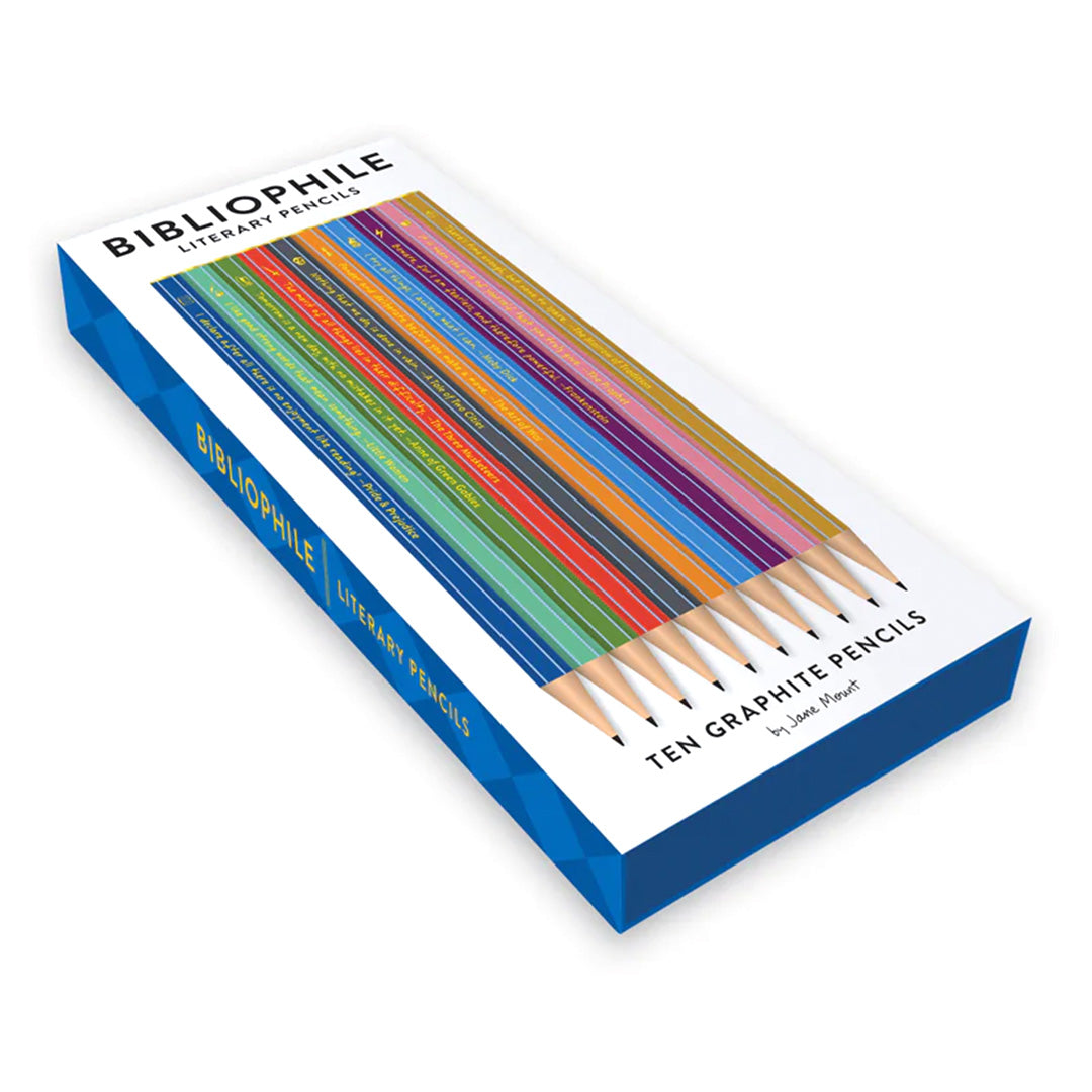 Bibliophile Literary Pencils