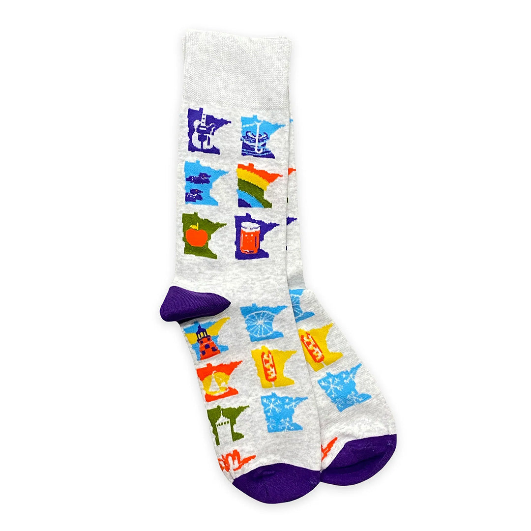 Adam Turman Minnesota Months Socks