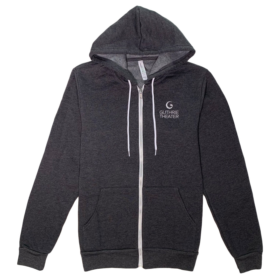 Guthrie Logo Zip Hoodie Dark Grey – Adult