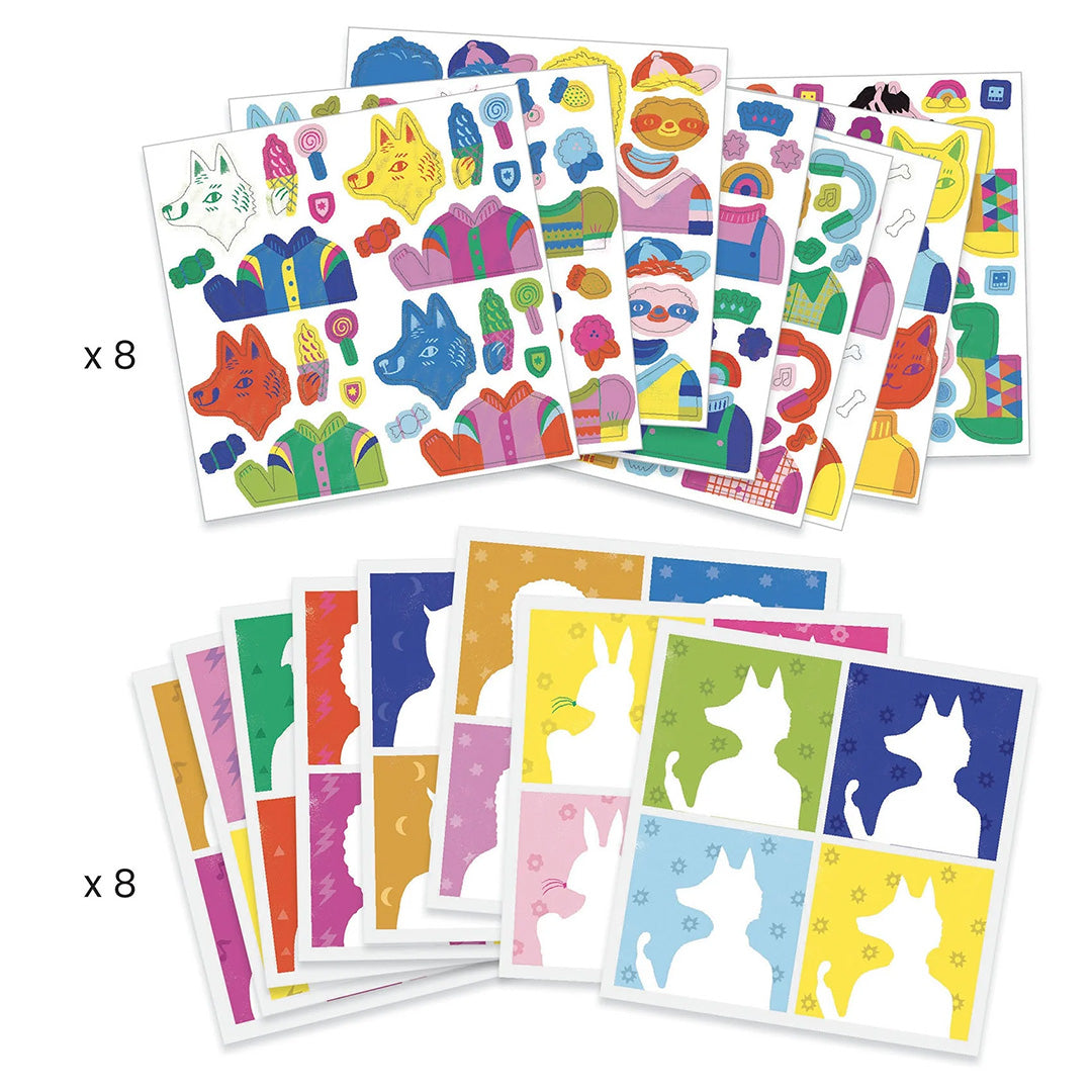 Totally Pop Inspired by Warhol Sticker Collage Art Kit – Guthrie ...