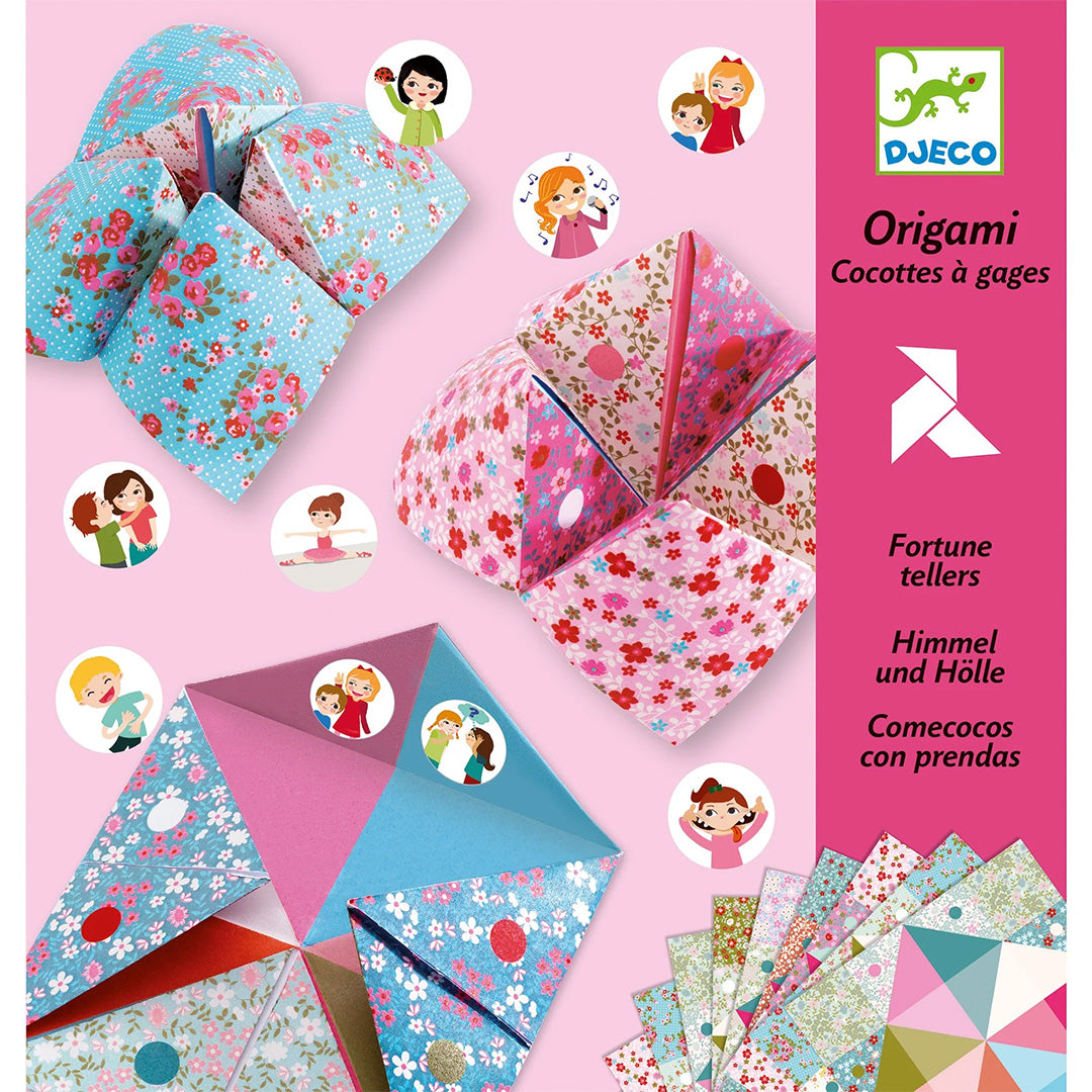 DJECO Origami Paper Craft Kit – Flower Fortune Tellers