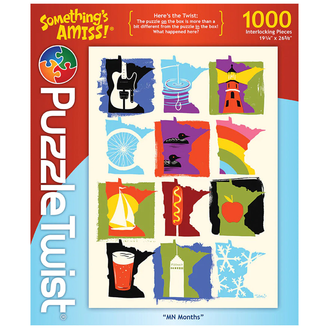 PuzzleTwist Minnesota Months Puzzle