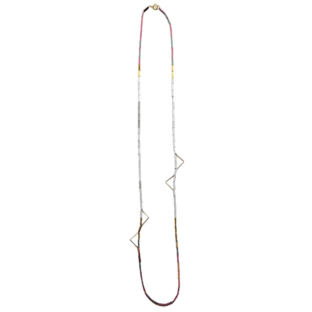 Trecy Bleich Necklace – Helia Desert Red