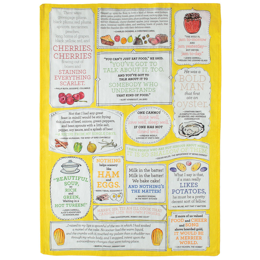 Literary Tastes Dish Towel