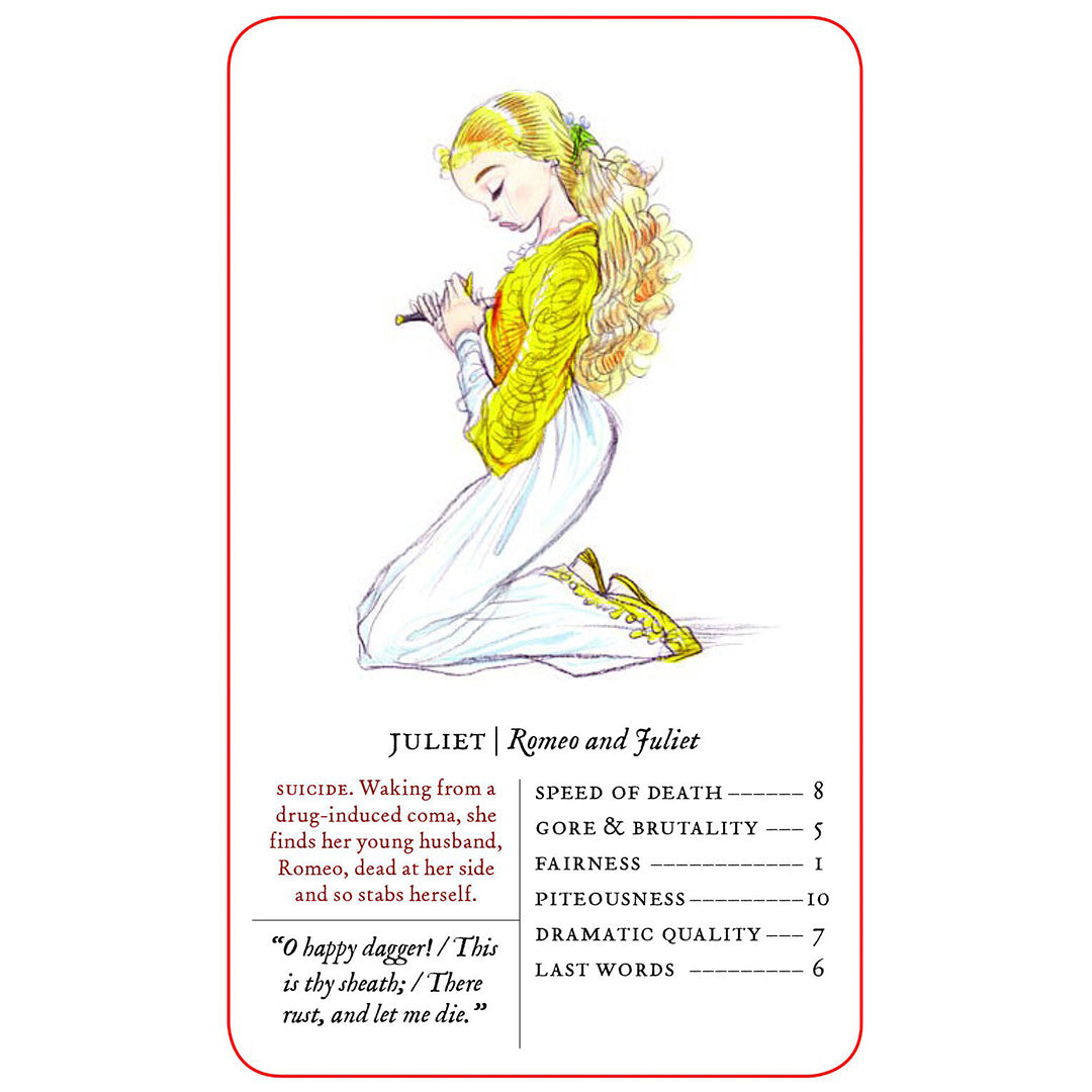 Great Shakespearean Deaths Card Game