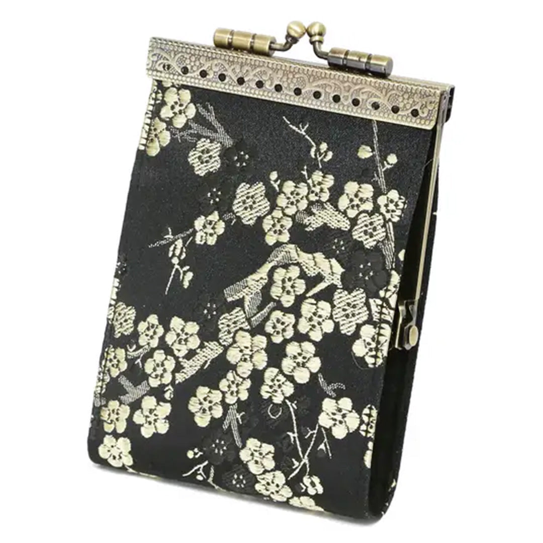 Cathayana Card Holder – Black Cherry Blossom