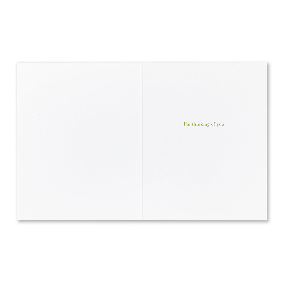 Positively Green Encouragement Card – Katherine Mansfield