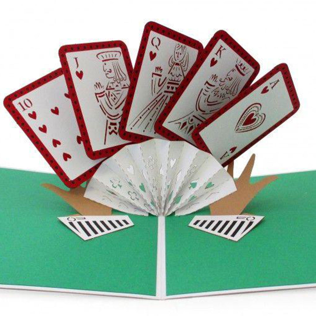 Lovepop 3D Card – Royal Flush