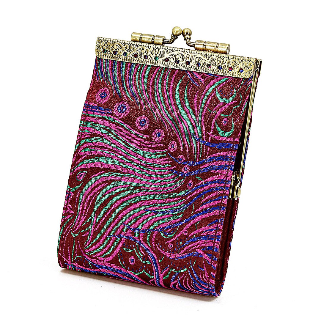 The Cardinal - Purple Vintage Card Holder/Wallet/Keychain – Beauty