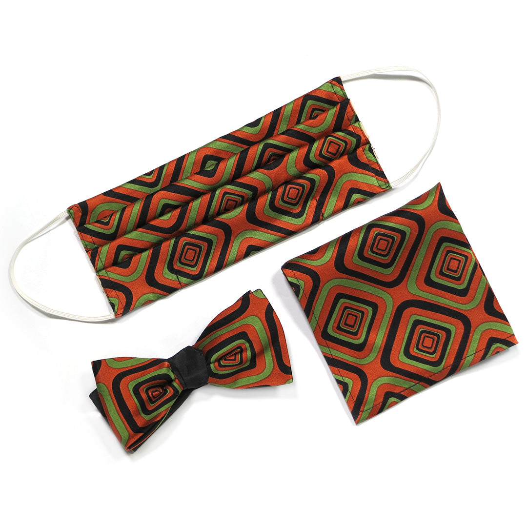 Bow Tie, Pocket Square and Mask Set – The Royal Family