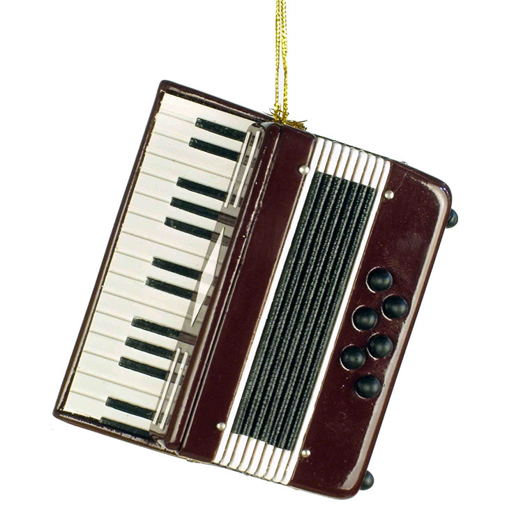 Red Accordion Ornament