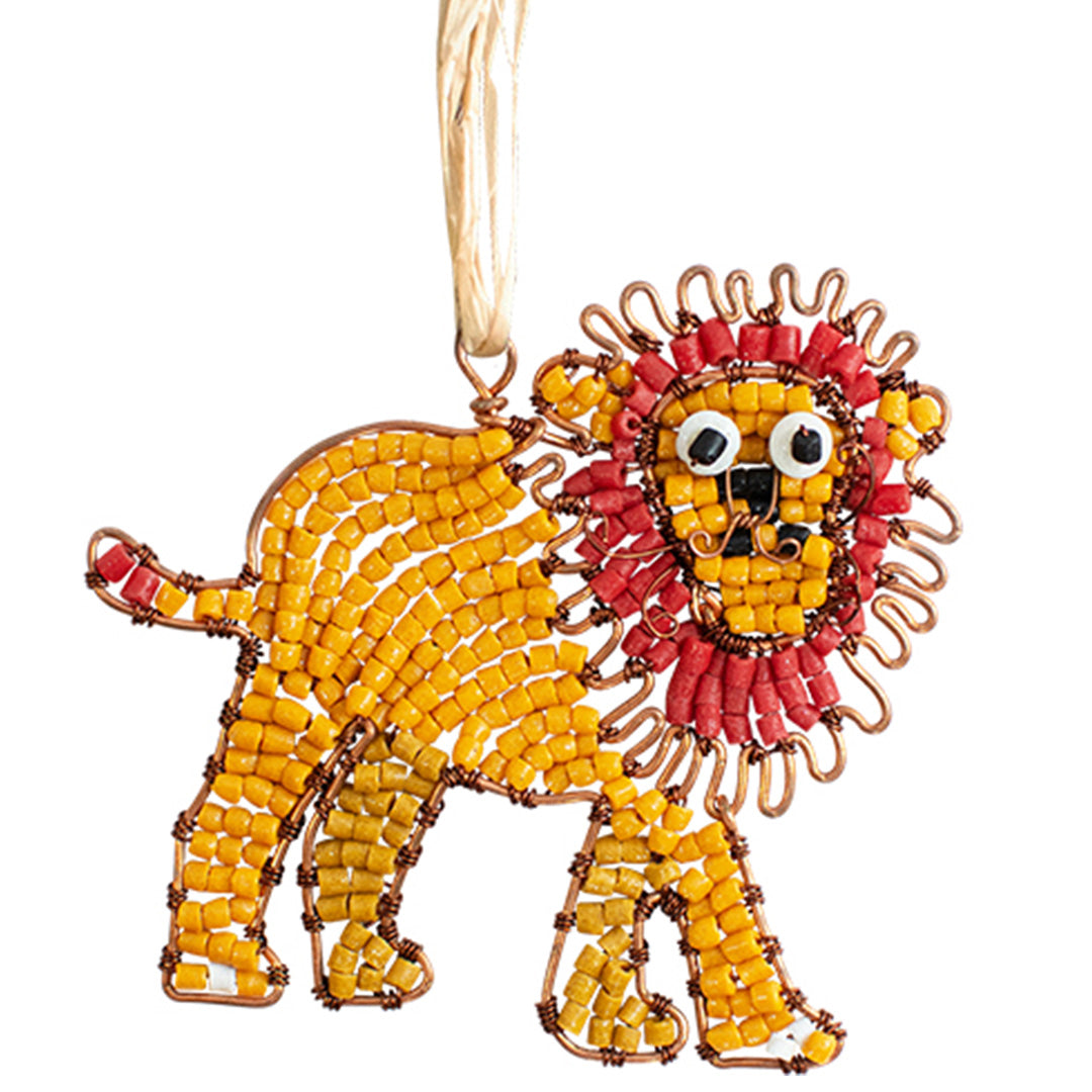 Global Mamas Ornament – Safari Lion