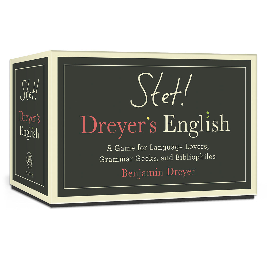 Stet! Dreyer’s English: A Game for Language Lovers, Grammar Geeks