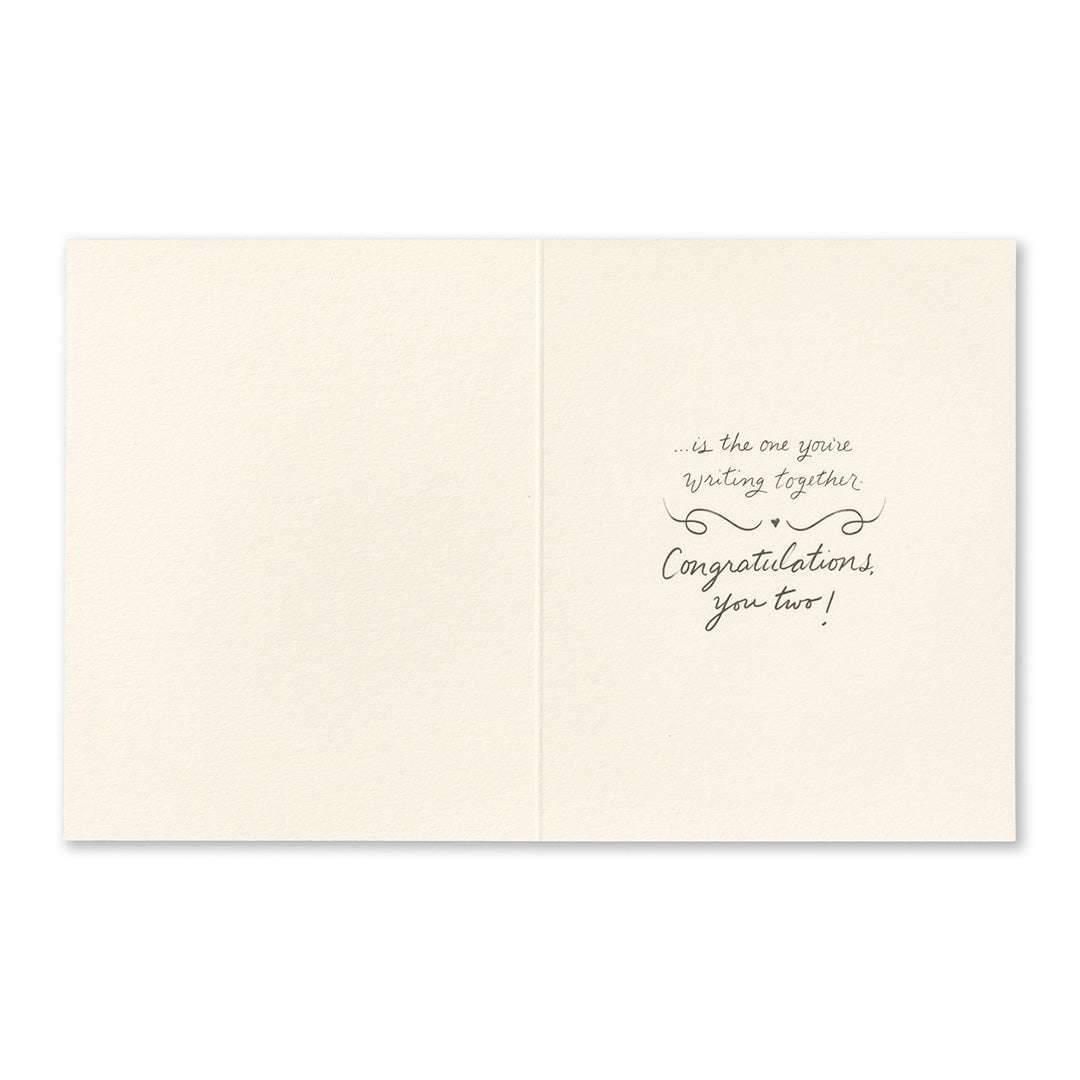 Love Muchly Wedding Card - The World's Best Love Story