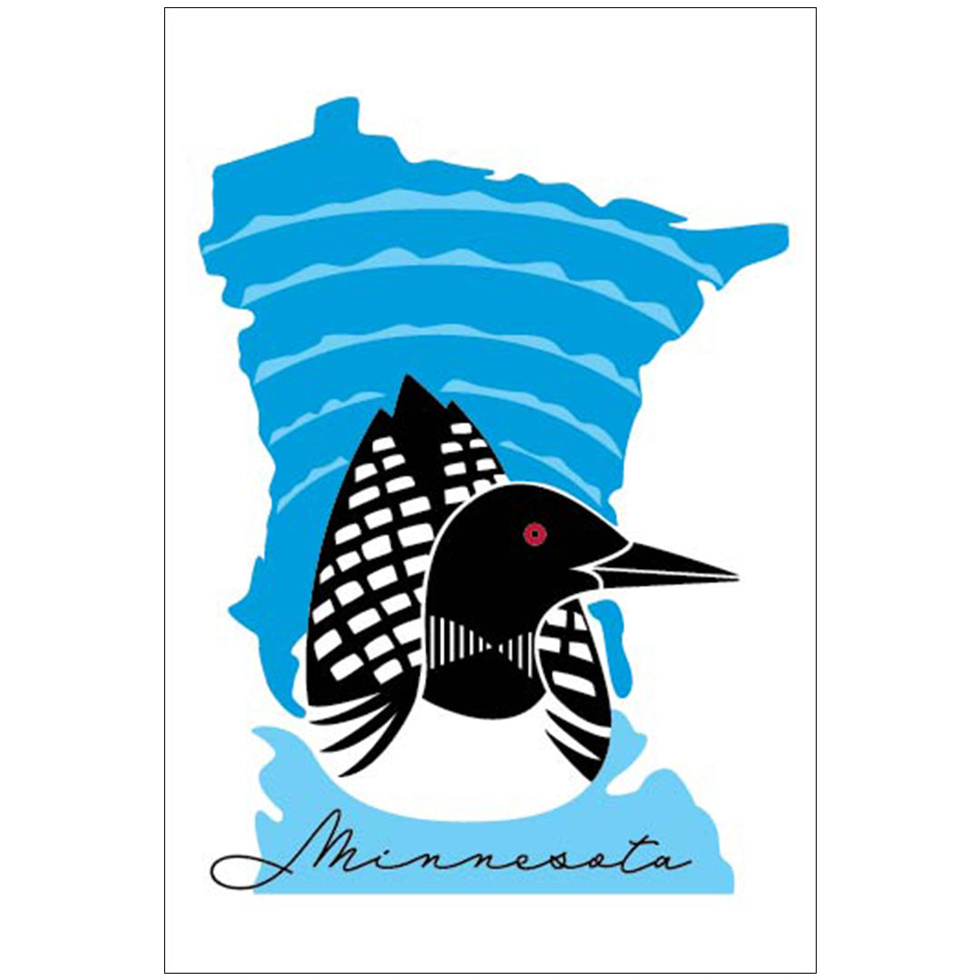 Cindy Lindgren Minnesota Loon Postcard