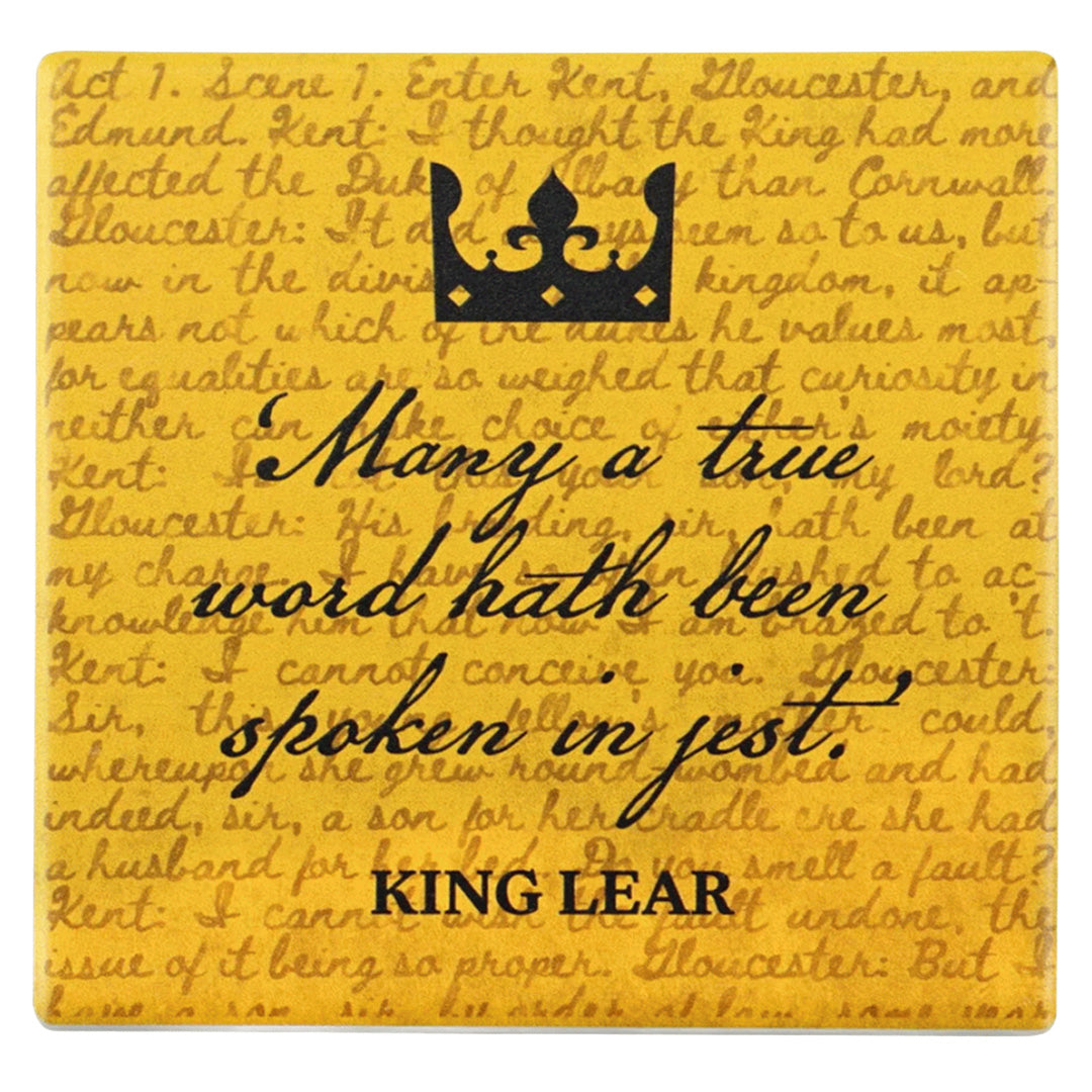 King Lear Coaster – "Many a true word hath been spoken in jest"