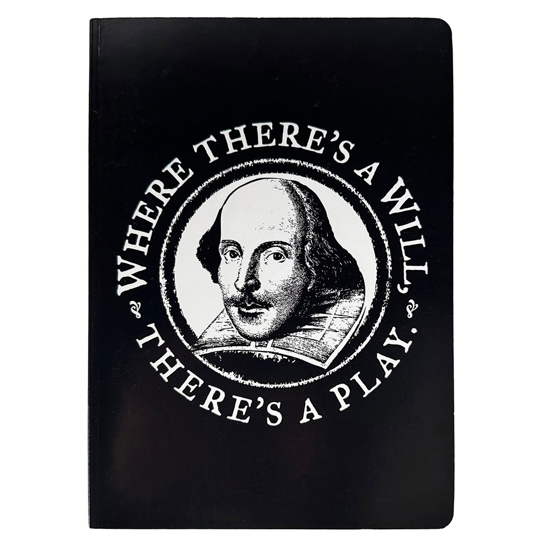 Shakespeare "Where There's a Will, There's a Play" Journal – Black