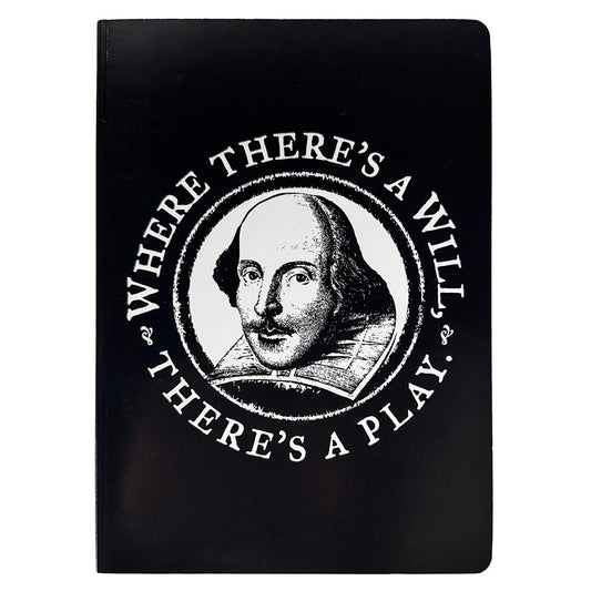 Shakespeare "Where There's a Will, There's a Play" Journal – Black