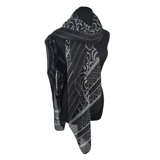 Dupatta Designs Scarf – Nikolett Floral Silk