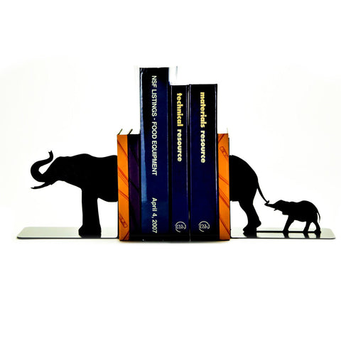 Elephant Family Bookends