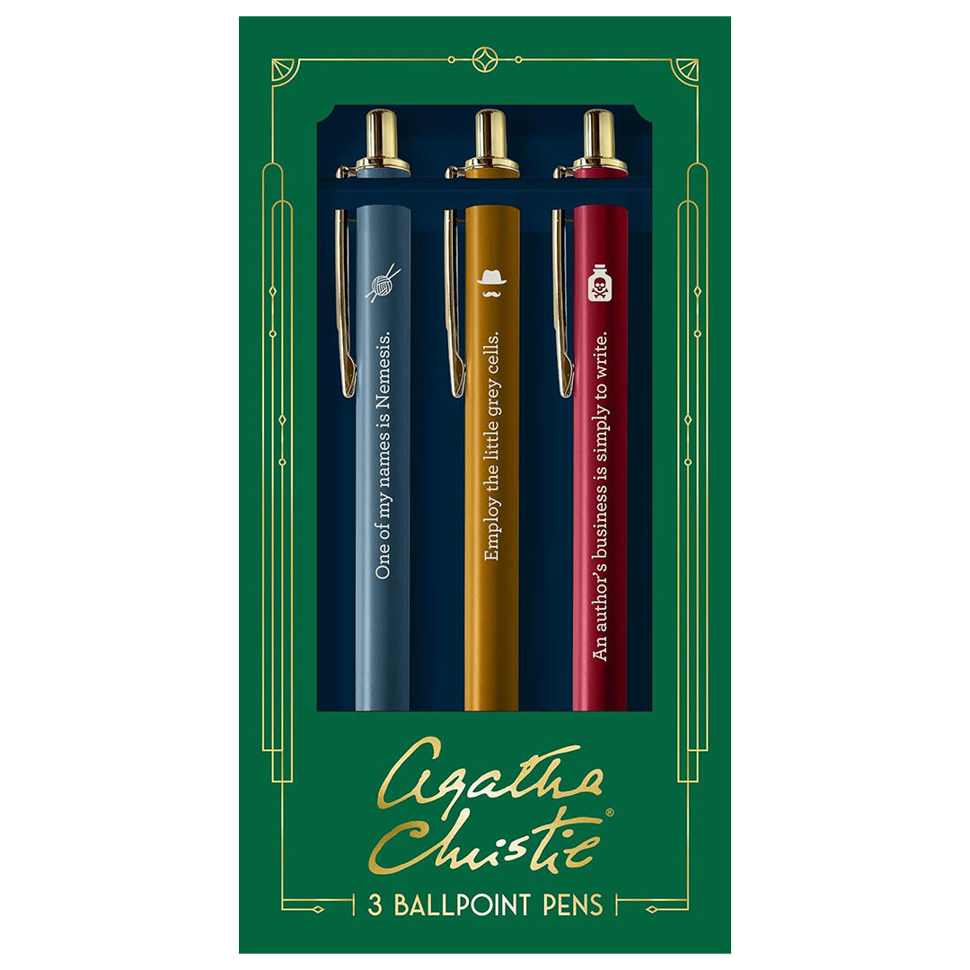 Agatha Christie Ballpoint Pen Set