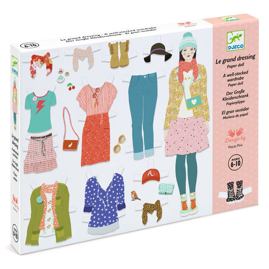 DJECO Paper Dolls Activity Kit – Le Grand Dressing Room