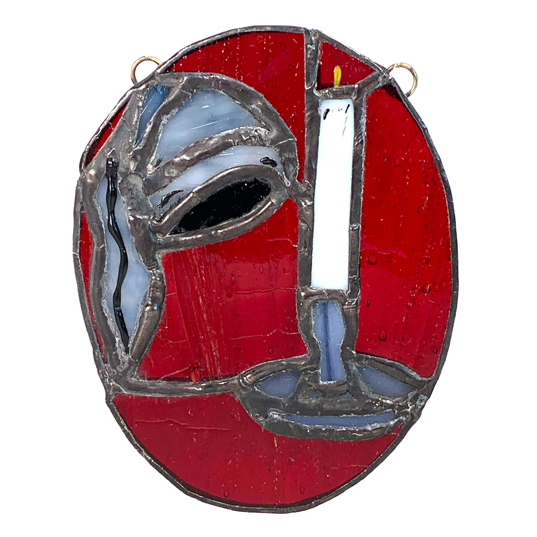 A Christmas Carol Stained Glass Ornament