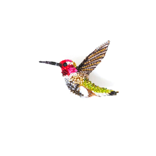 Trovelore Brooch Pin – Sparkling Hummingbird